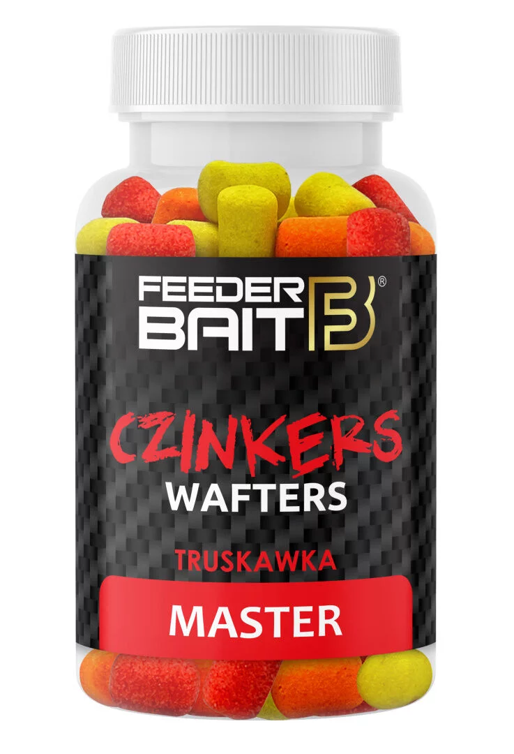 Feeder Bait Czinkers Wafters MASTER Truskawka